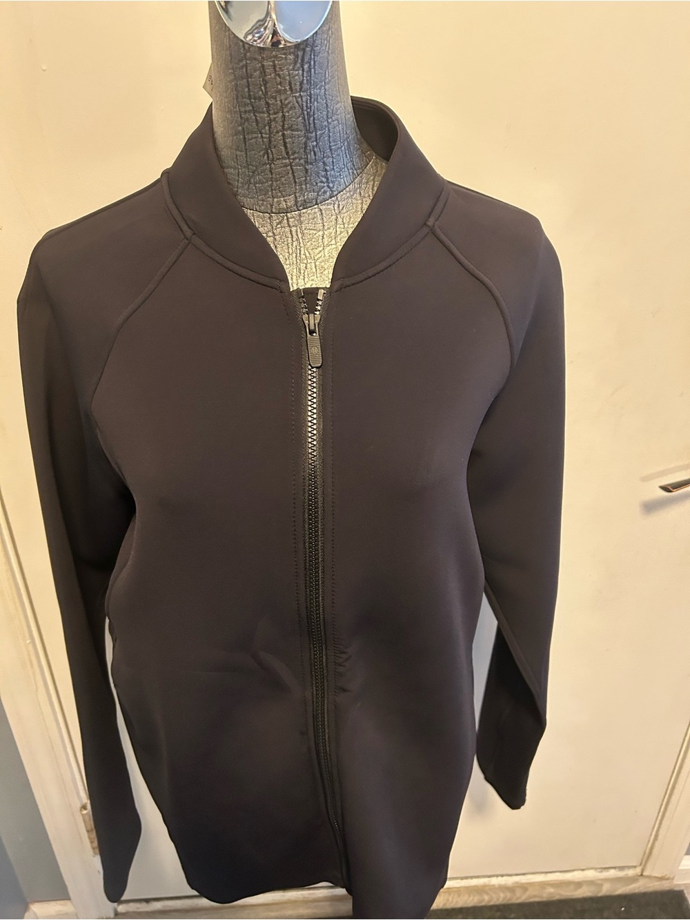 lululemon athletica Black Zip Bomber Jacket